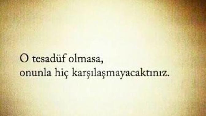 Tesadüfleri sever misiniz 🙄?