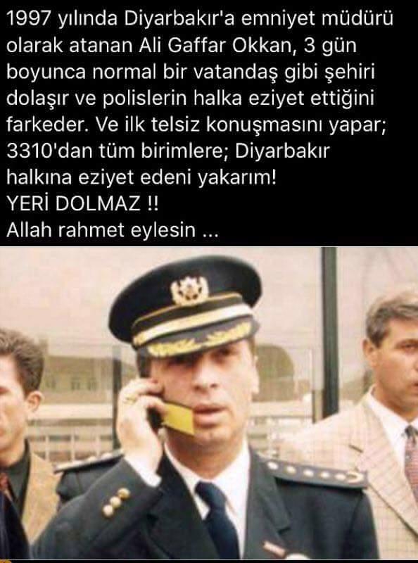 Diyarbakır eski Emniyet müdürü Ali Gaffar Okkan duydunuz mu ?