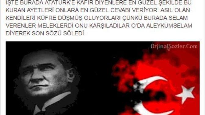ATATÜRK ÖLDÜĞÜNDE SÖYLEDİĞİ ''ALEYKÜMSELAM' SÖZÜN ANLAMI NEYDİ?