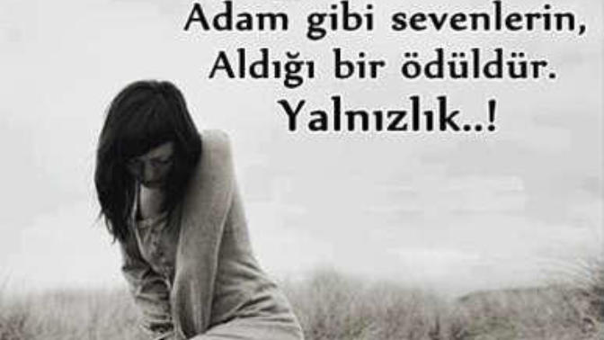 Adam gibi #sevmek yalnızlığı mı getirir her zaman?
