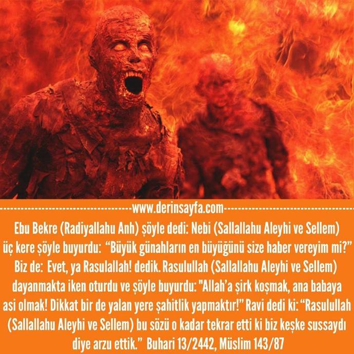 Anne babaya asi olmanın çok büyük bir günah olduğunu biliyormusunuz?