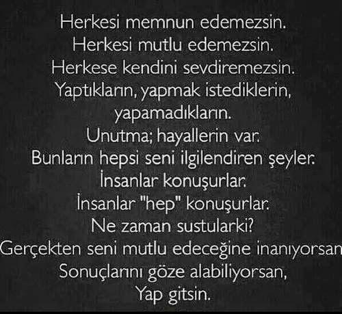 Herkesi mutlu edeceğim diye mutsuz olanlardan mısınız ?