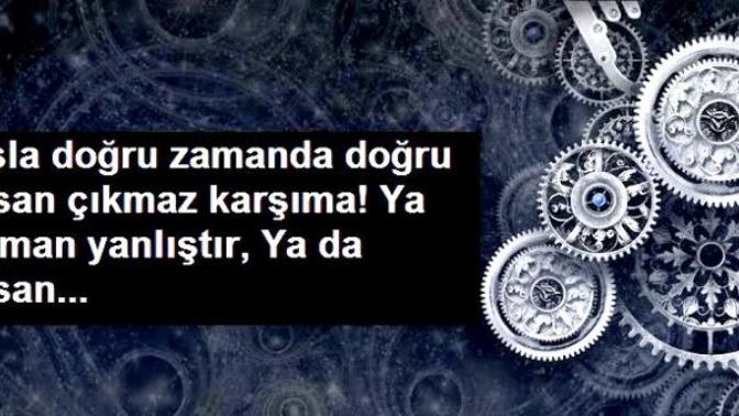 Yanlış Zamanda Doğru İnsan, Doğru Zamanda Yanlış İnsan, Sözüne İnanıyor Musunuz?