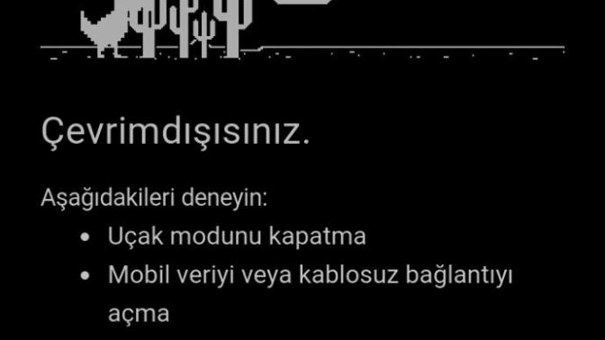 Chrome tarayıcıdaki "Çevrimdışısınız" oyununu oynarmısınız :) ?