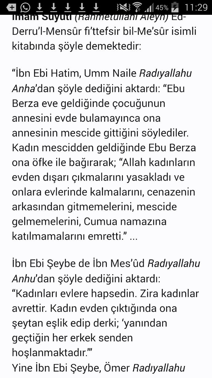 İslamiyet kadınların evden dışarı çıkmasını yasaklıyor mu cidden :( ?