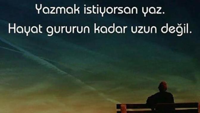 Yazmak isteyipte yazamadığınız biri var mı?