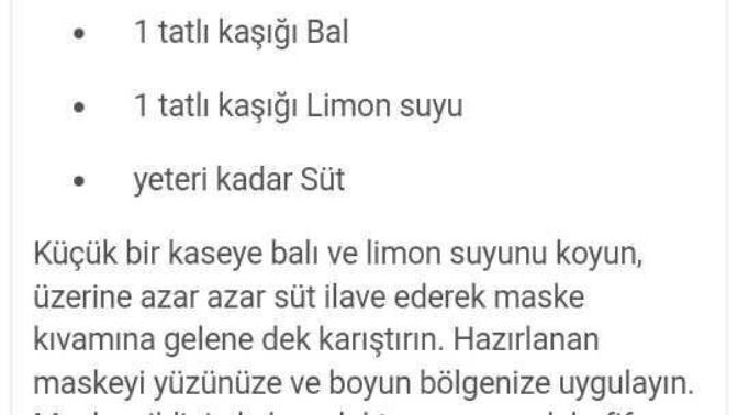 Bal yüzde kıllanmaya neden olurmu?