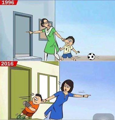 Eskiden çocuklar sokakta top oynamasın diye baskı yapılırdı, şimdi sokakta oynasın diye yapılıyor. Sizce hangisi doğru?