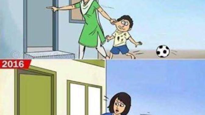 Eskiden çocuklar sokakta top oynamasın diye baskı yapılırdı, şimdi sokakta oynasın diye yapılıyor. Sizce hangisi doğru?