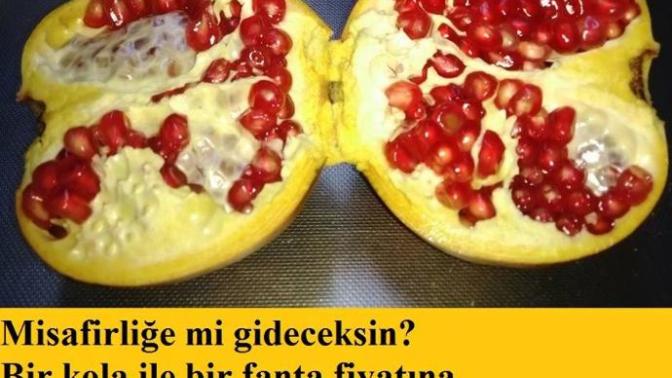 Misafirliğe giderken Cola, Fanta yerine meyve alın. Heç çiftçi kazansın, hemde hem sağlık kazansın?