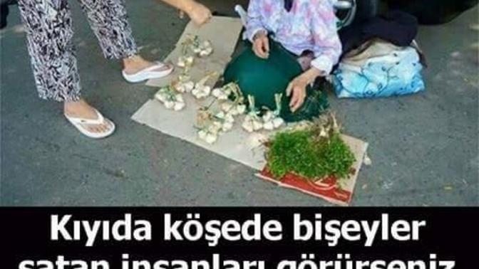 Sizde böyle kıyı da köşede birşeyler satan insanlardan alış veriş yaparmısınız?