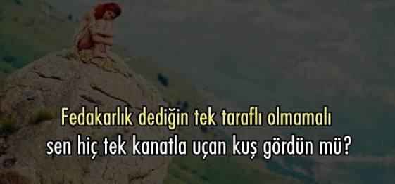 Tek taraflı fedakarlık yapar mısınız?
