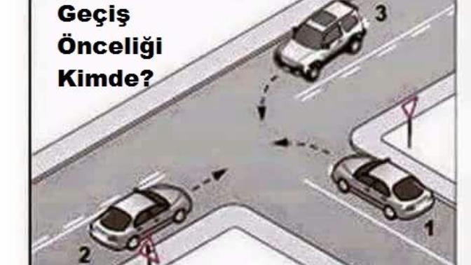 Sizce geçiş önceliği kimin?