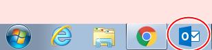 Outlook'u görev çubuğuna sabitlemek?
