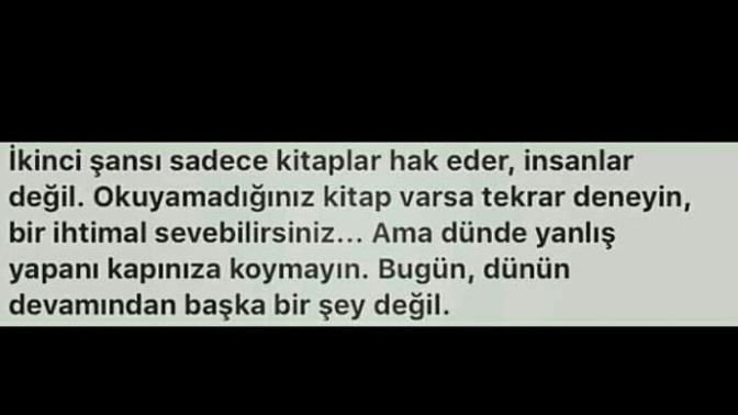 Herkes ikinci bir şansı hak eder mi?