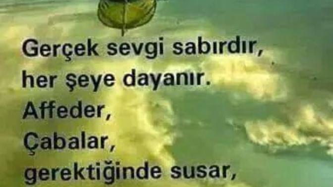Gerçek sevgi nedir?