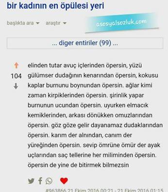 bir kadının en öpülesi yeri neresidir sizce?
