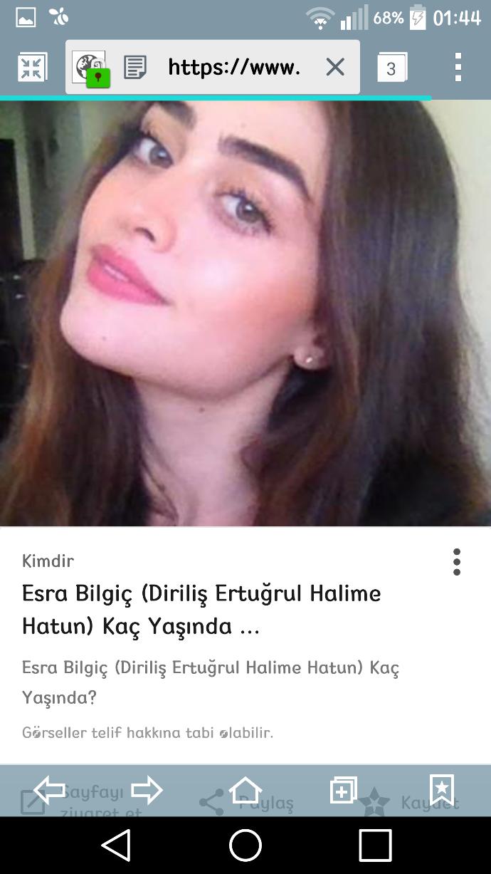 Sizce Esra Bilgiç güzel mi ( resimli ) ?