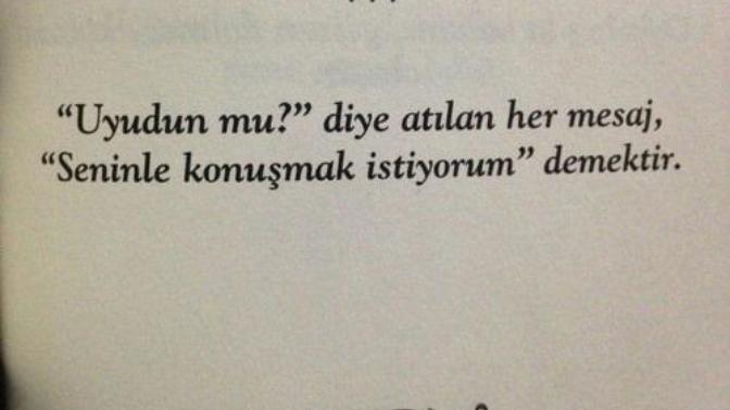 "Uyudun mu?" Mesajının anlamı size göre nedir?