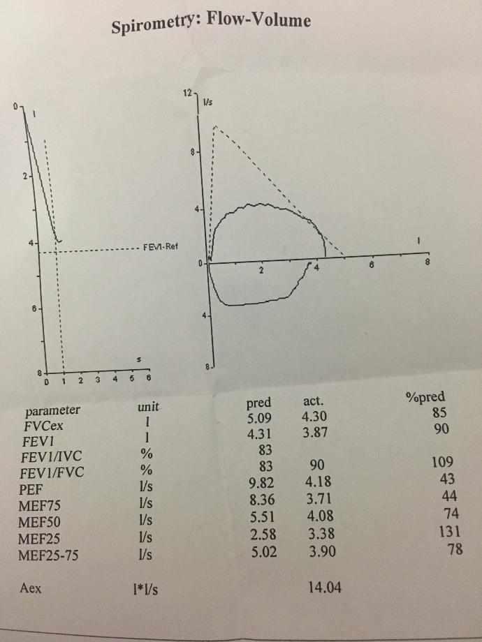 Solunum testi sonuçlarım anlayan var mı 😖😖?