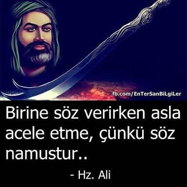 Sizin için verilen söz ne ifade ediyor?