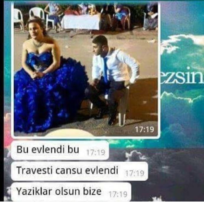 Travesti Cansu evlenmiş duydunuz mu?