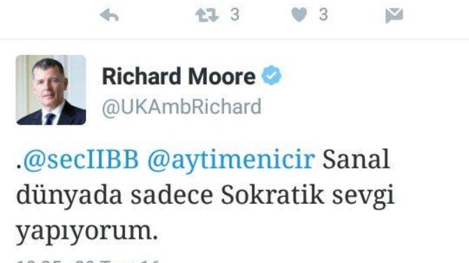 İngiliz büyükelçi Richard Moore twitter hesabından trol sorulara cevap vermesini nasıl degerlendiriyorsunuz?