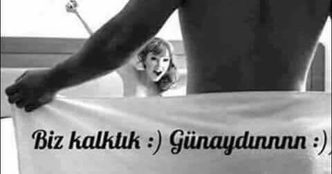 Günaydın, biz kalktık ya siz? 😃😃?
