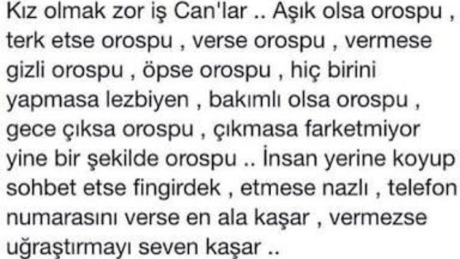 Sizce kız olmak zor mudur? Zorsa neden?