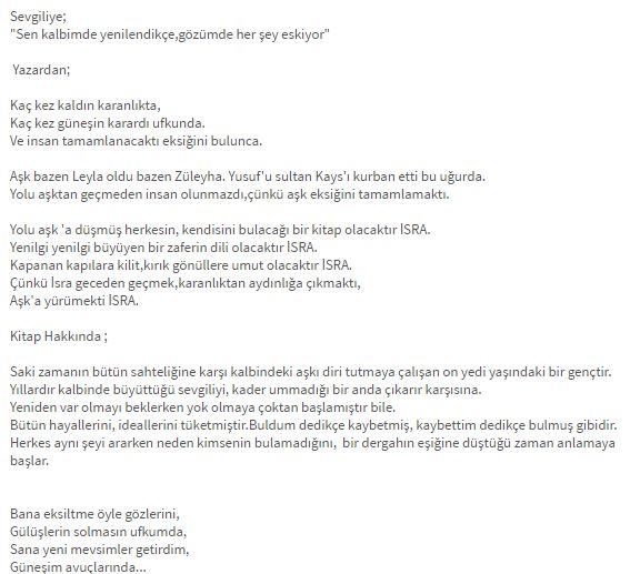 Yazdığım kitabımın kapak yazısı sizce nasıl olmuş. Rafta görseniz okusanız ne düşünürdünüz?