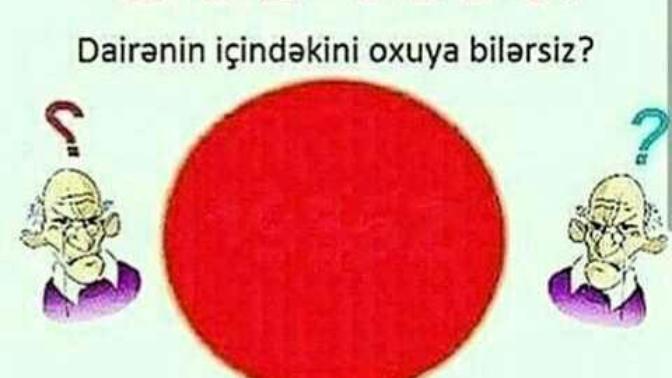 Göz testine buyurun. İyi görebiliyor musunuz?