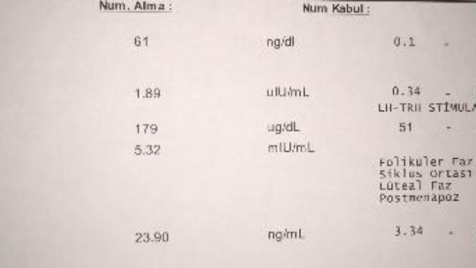 Arkadaşlar sizce hormon testi sonuçlarım nasıl yorumlayabilecek yorum yapabilecek olan var mı?