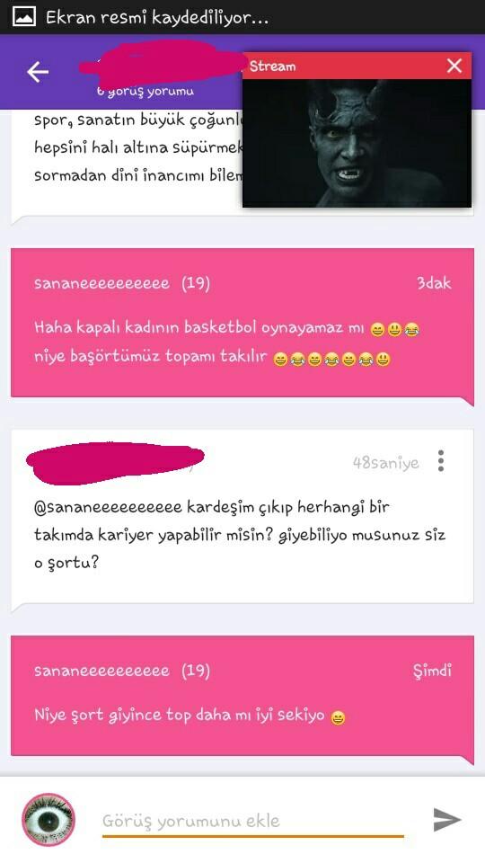 Kapalı kadınlar basketbol oynayabilir mi ? tariz içerir??