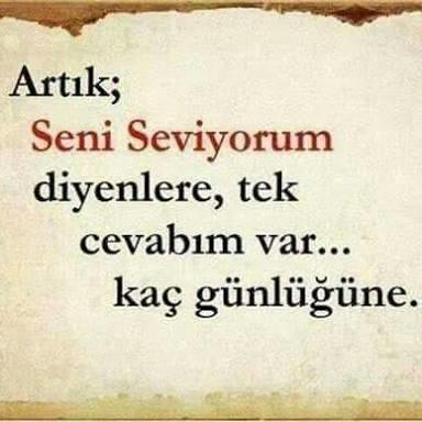 Seni Seviyorum cümlesi size de sıradan gelmiyor mu🤔?