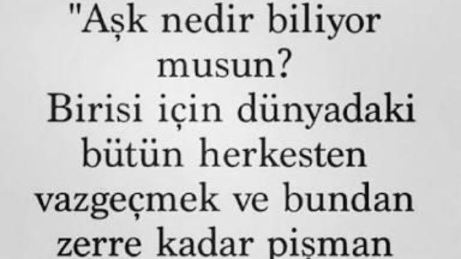 Aşk Nedir Biliyormusunuz?