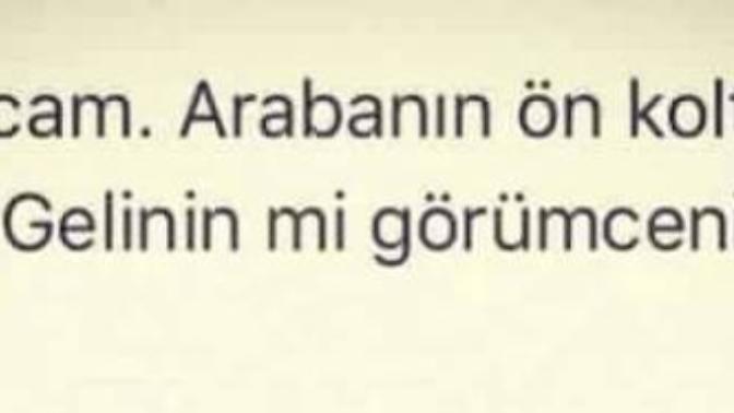 Arabanın ön koltuğu gelinin mi yoksa görümcenin mi hakkıdır?