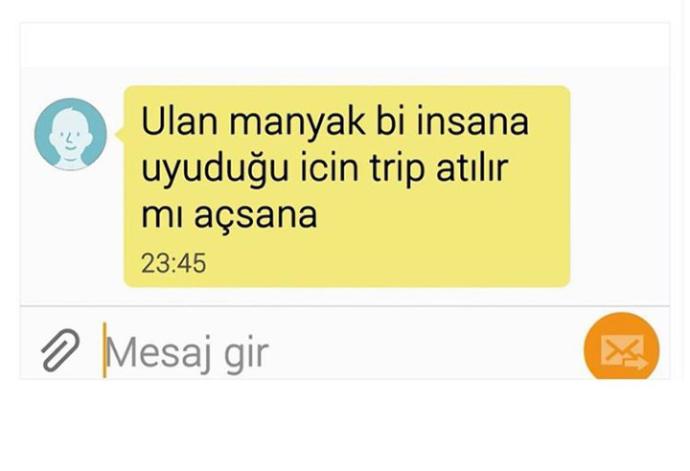 Sevgiliniz uyup kaldığınız için trip atsa tepkiniz ne olur?  