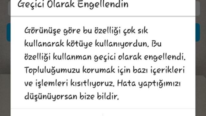 İnstagram Engeli?