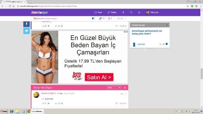Neden büyük memeli kadın çıkıyor ks reklamlarında :) ?