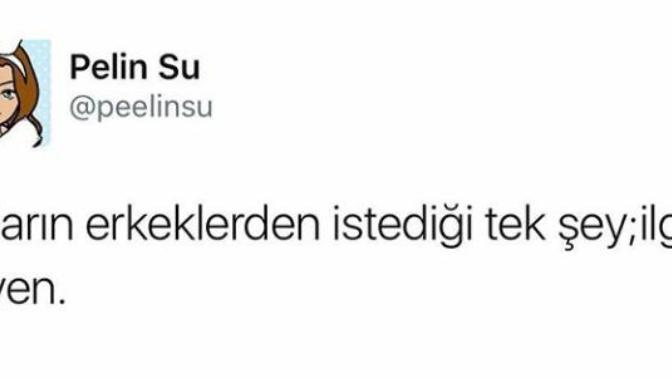 Kadınların erkeklerden istediği tek bir şey olsa bu ne olurdu?