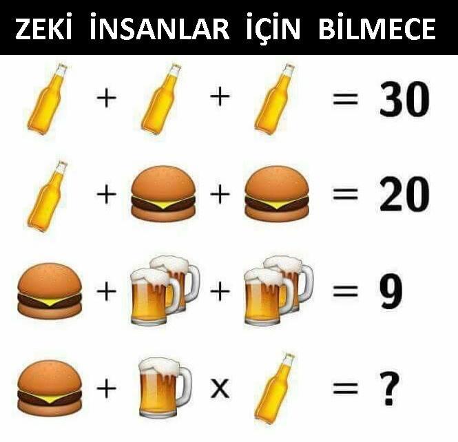 Matematik sorusu sevenler, sizce sonuç kaç ?