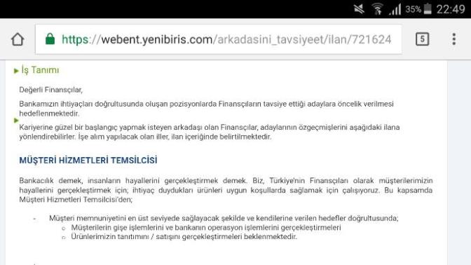 Finansbank çalışan yorumu?
