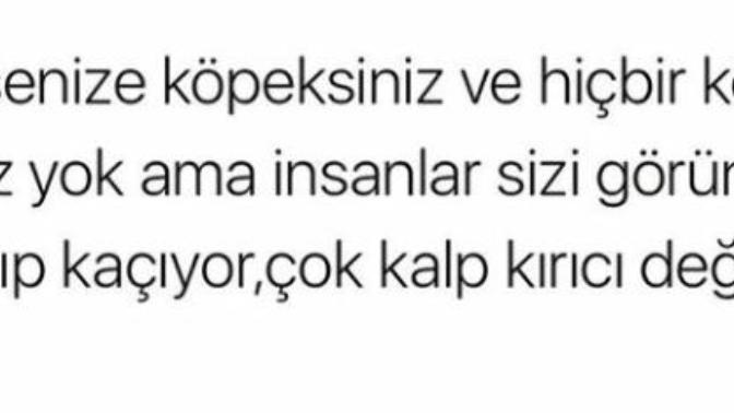 Sizce de çok kalp kırıcı değil mi ya😇?