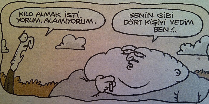 Yiyip yiyip kilo alamayan var mı?
