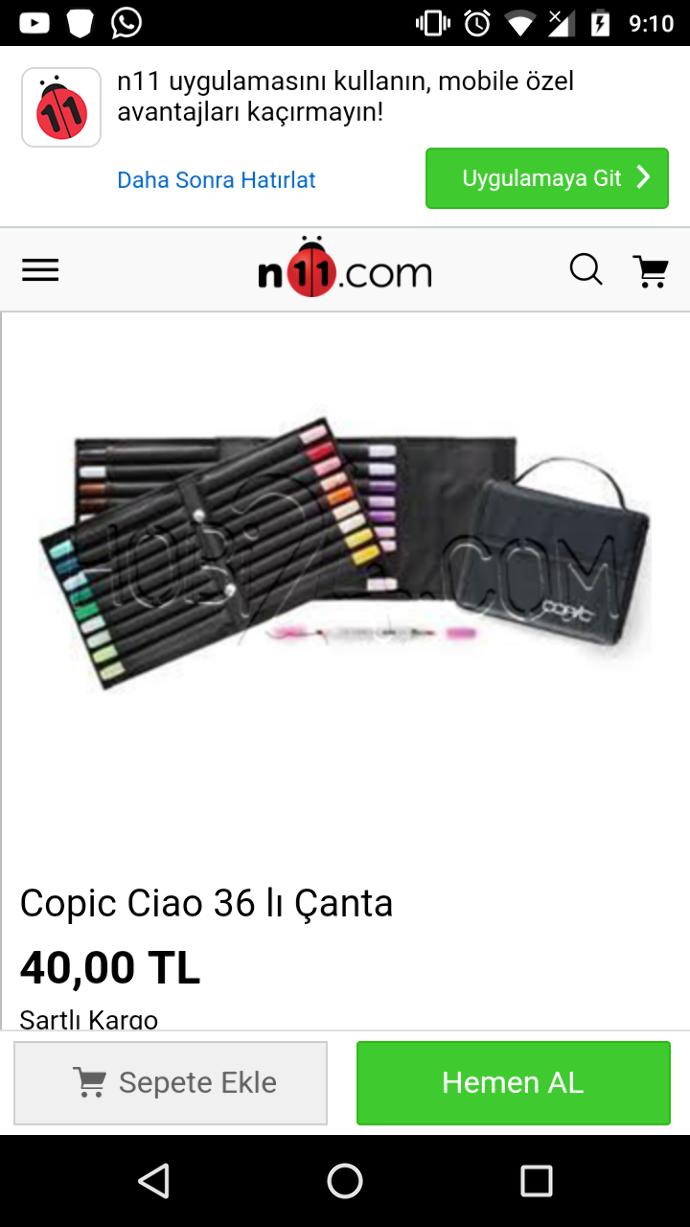 Copic ciao kullanan var mı? Bu kalemleri alirsam pişman olur muyum?