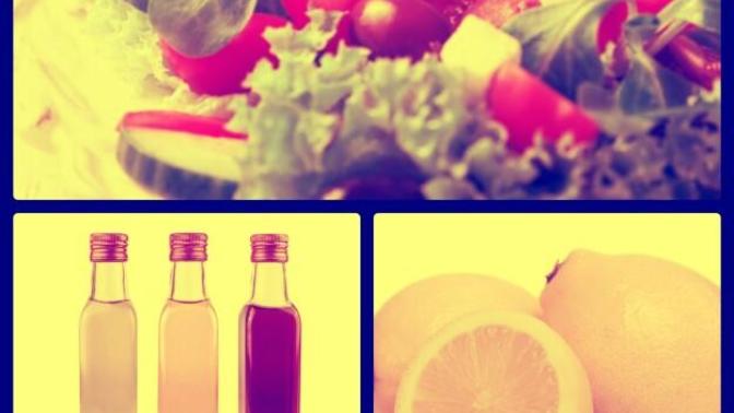 Enfes bir salata için Sirke mi Limon mu?