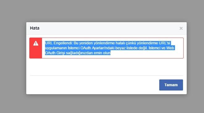 Erkekler, Url engellendi hatası çözüm?