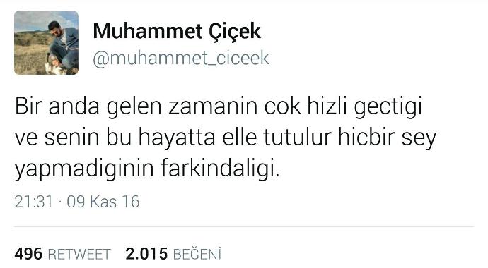 Sizde de zamanın çok hızlı geçtiği hissi var mı ?