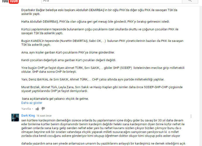 Kürt olduğum için bana yapılan ırkçılık?