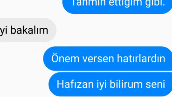 Bu konuşmayı yorumlar mısınız dönmek isteyen eski sevgili?
